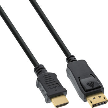 5m Kabel DisplayPort > HDMI schwarz InLine