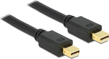 2m Delock Kabel Mini DisplayPort 1.2 Stecker > Mini DisplayPort Stecker 4K 60 Hz