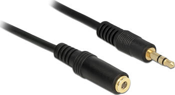 0,5m DeLOCK 3.5mm M-F, Audio-Kabel 