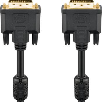 5m DVI-D-Kabel Stecker/ Stecker goobay 