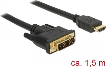 1.5m DVI-D zu HDMI Kabel Stecker/ Stecker Delock 