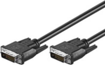 0.5m DVI-D FullHD Kabel Stecker/ Stecker Nickel goobay 