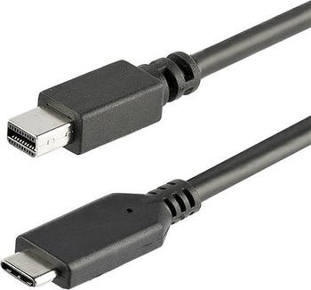 1m USB-C auf Mini DisplayPort Kabel - 4K 60Hz, schwarz 