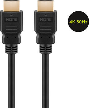 2m High-Speed 1&period;4 HDMI-Kabel stecker&sol; stecker mit Ethernet f&uuml;r 4k&sol;30Hz schwarz goobay