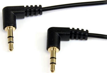 1,8m Audio-Kabel Klinke, rechts gewinkelt, Stecker/ Stecker 