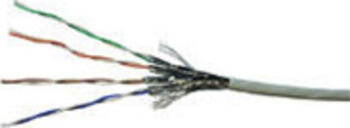 100m Netzwerkkabel CAT 6, CU, S/FTP (PiMF), AWG 23/1 (solid), LSZH, Installationskabel