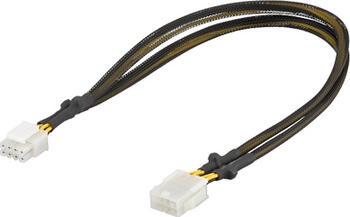 0,44m Internes PC-Stromkabel EPS 8 pin Verlängerung 