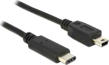 1,0m USB 2.0-Kabel Delock 2.0 Stecker auf  Mini-B Stecker 