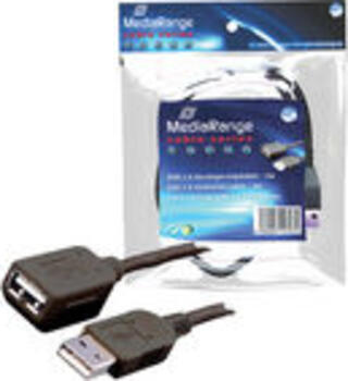 3m USB 2.0 Verlängerung, A Stecker / Buchse 