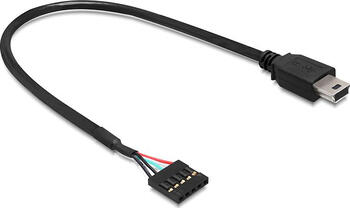 0,3m 2.0 Kabel, 5-Pin Header auf Mini-USB 2.0 DeLock 