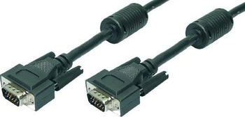 3m VGA Kabel, Stecker / Stecker, schwarz 