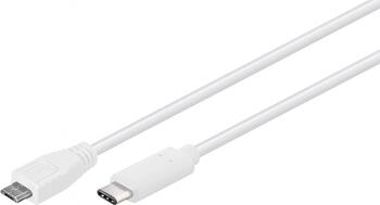 0,6m USB 3.1-Kabel Typ-C Stecker auf USB 2.0 Micro-Stecker 
