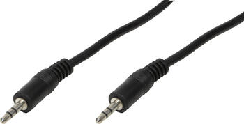 0.2 m Audio-Kabel Klinke Stecker/ Stecker, Logilink 