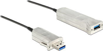 20m Aktives Optisches Kabel USB 3.0-A Stecker > USB 3.0-A Buchse, Delock