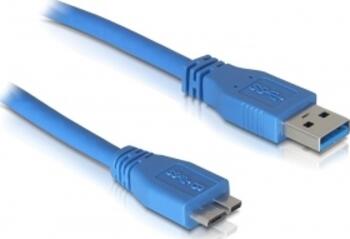 3m Delock Kabel USB 3.0 Typ-A Stecker > USB 3.0 Typ Micro-B Stecker blau