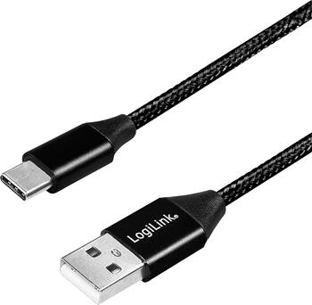 0,3m LogiLink USB 2.0 Verlängerungskabel, USB > USB-C 