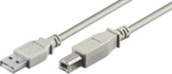 1,8m USB 2.0 Hi-Speed Kabel, grau 