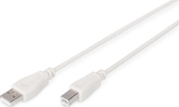 1,8m USB 2.0 Kabel USB A zu USB B stecker/ stecker Beige