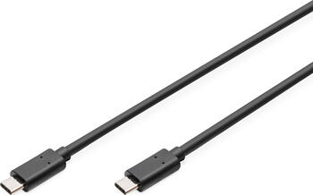 1,8m USB 3.2 Kabel USB-C > USB-C, stecker/stecker schwarz, Digitus