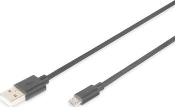 3m Digitus USB 2.0-Kabel, USB A zu Micro-USB B stecker/stecker