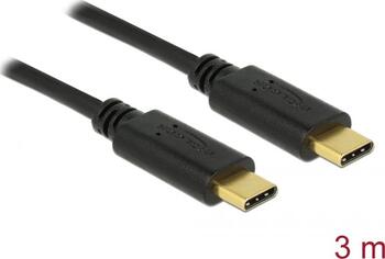 3m Delock USB 2.0 Kabel Type-C zu Type-C PD 5 A E-Marker 