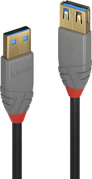 3,0m Lindy USB 3.2 Gen 1 (3.1 Gen 1) USB A Schwarz 