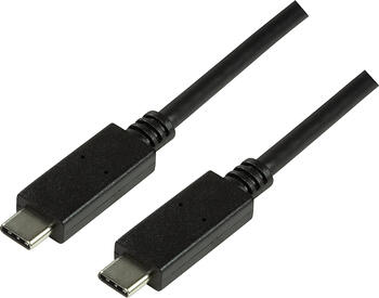 1m LogiLink USB 3.1 Kabel, USB-C 3.1/USB-C 3.1 
