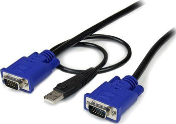 4,5m StarTech USB VGA KVM Kabel 2-in-1 Kabelsatz für KVM Switch / Umschalter
