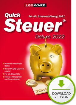 Lexware QuickSteuer Deluxe 2022, ESD 
