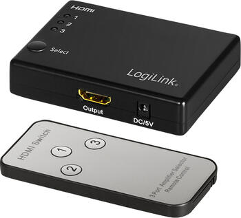 LogiLink HD0042 HDMI Mini Switch 3-fach 