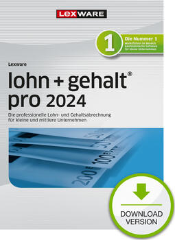 Lexware Lohn+Gehalt Pro 2024 - Abo-Vertrag, ESD 