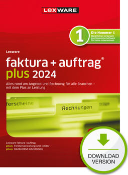 Lexware Faktura+Auftrag Plus 2024, ESD Jahresversion (365-Tage)