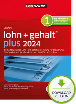 Lexware Lohn+Gehalt plus 2024 , ESD Jahresversion (365-Tage)