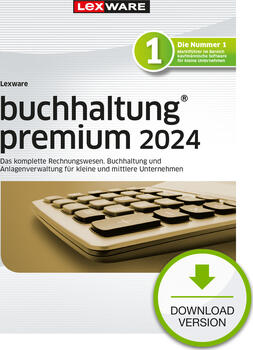 Lexware Buchhaltung Premium 2024, ESD Jahresversion (365-Tage)
