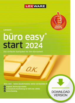 Lexware Büro Easy Start 2024, ESD Jahresversion (365-Tage)