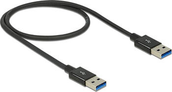 0,5m USB 3.0-Kabel Delock Kabel SuperSpeed USB 10 Gbps (USB 3.1 Gen 2) USB Typ-A Stecker > USB Typ-A Stecker