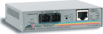 Allied Telesis AT-FS232, 100Base-TX auf 100Base-FX [2km] 1x 100FX (SC) > 1x 10/100TX (RJ-45)