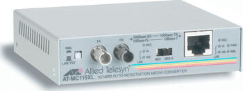 Allied Telesis 10/100TX to 10FL/100SX 850nm Fiber SC Media Converter