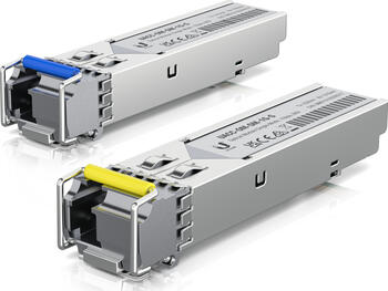 Ubiquiti UniFi UACC Gigabit LAN-Transceiver, LC-Simplex SM 3km, SFP, 2er-Pack