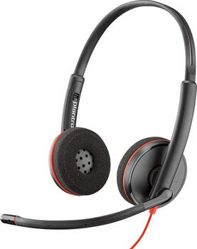 Plantronics Blackwire C3220, On-Ear Kopfhöhrer, USB-A 
