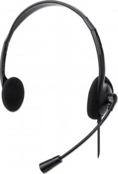 Manhattan Stereo On-Ear USB Headset, Kopfhörer On-Ear, USB, PS4, PS5
