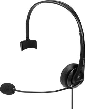 Lindy Mono Headset, Kopfhörer On-Ear, 3.5mm Klinke, USB-C 