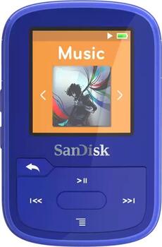 SanDisk Sansa Clip Sport Plus 32GB blau mit UKW-Tuner