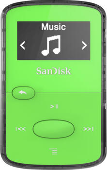 8.0 GB SanDisk Sansa Clip Jam grün, MP3-Player 