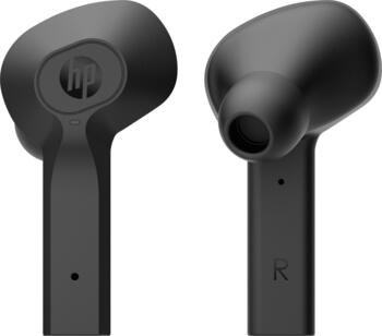 HP Wireless Earbuds G2, Ohrhörer In-Ear Kopfhörer schwarz USB-C, Touchsensoren, noise reduction, wasserresistent