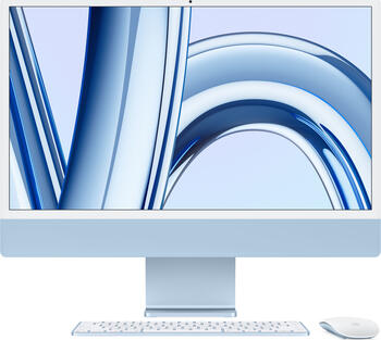 Apple iMac 24 blau, M3, - 8 Core CPU / 8 Core GPU, 8GB RAM, 256GB SSD