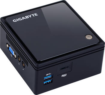 Gigabyte Brix GB-BACE-3160, Celeron J3160 Mini-PC Barebone 4x 1.60GHz, VGA, HDMI 1.4, WLAN, Bluetooth