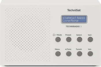 TechniSat TechniRadio 3 Radio Tragbar Analog & Digital Weiß 