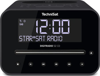 TechniSat DigitRadio 52 CD anthrazit, CD-Audio, MP3, UKW, DAB, DAB+, Bluetooth 4.0