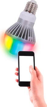 ultron save-E RGB-LED E27 7 Watt, 490lm mit App-Steuerung 